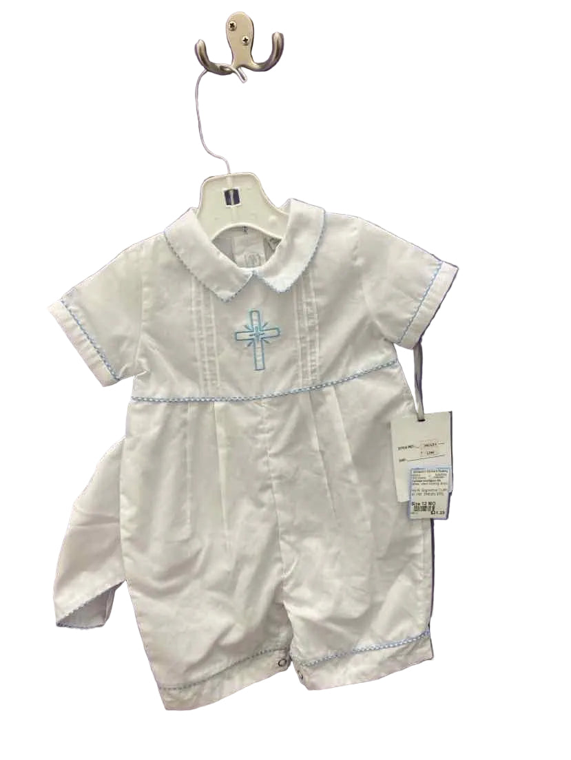 Carriage boutiques (B) White Infant Size 12 MO 1PC Dressy
