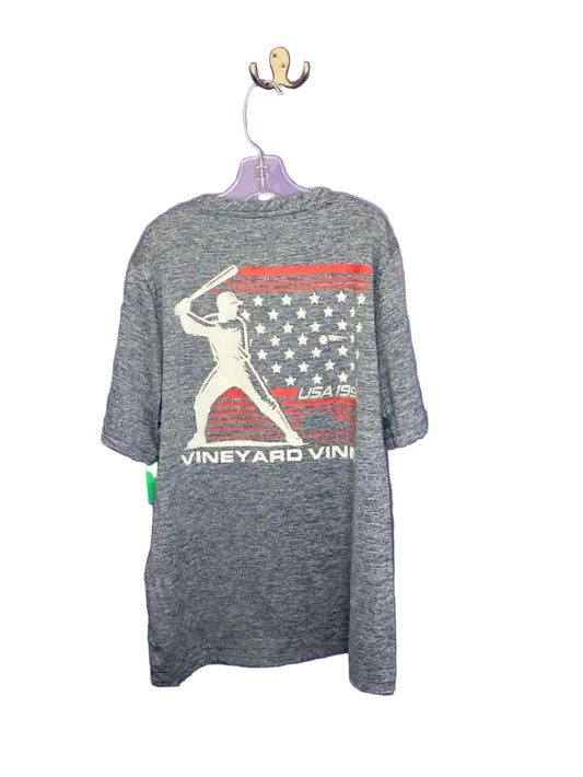 Vineyard Vines (A) Blue Youth Size 16 AthleticTopSS