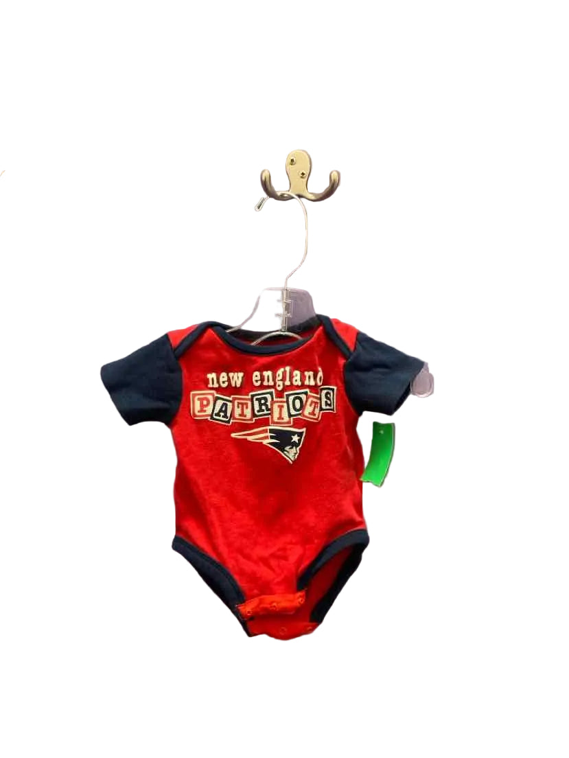 NFL (B) Red Infant Size 0-3 MO Better Onesie