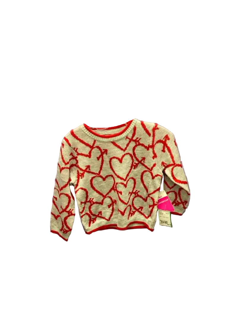 Celebrate! Pink Gray Infant Size 18 MO SweaterLight