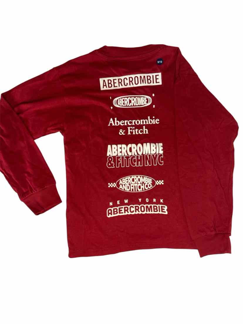 Abercrombie (C) Red Youth Size 8 LSTop