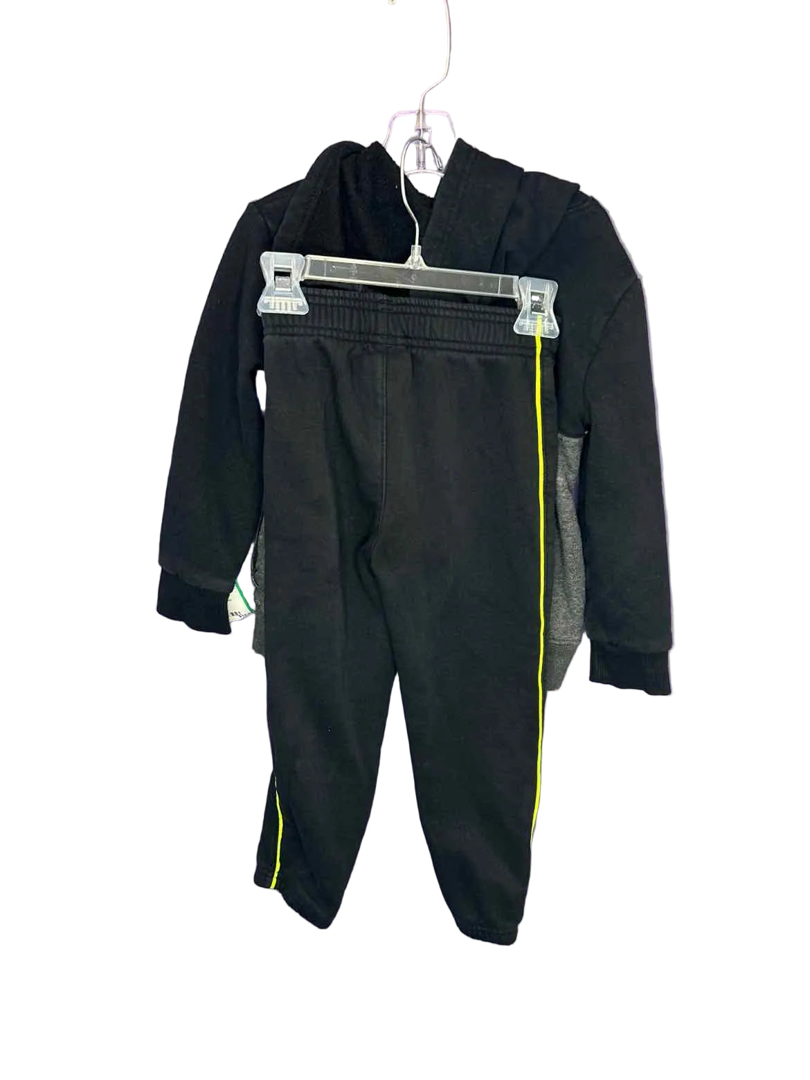 Under Armour (B) Black Gray Toddler Size 4 2PCAthleticPantSuit