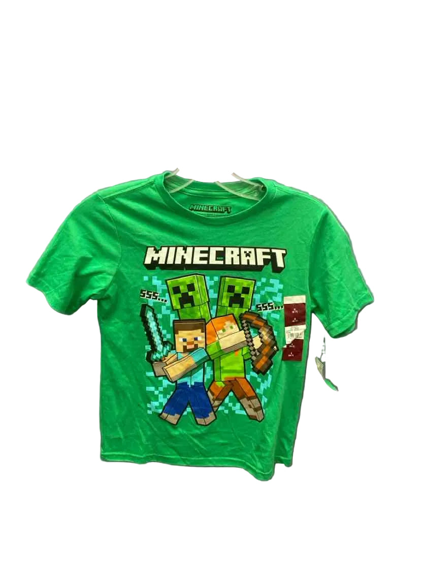 Minecraft Green Youth Size 6-7 SSTop