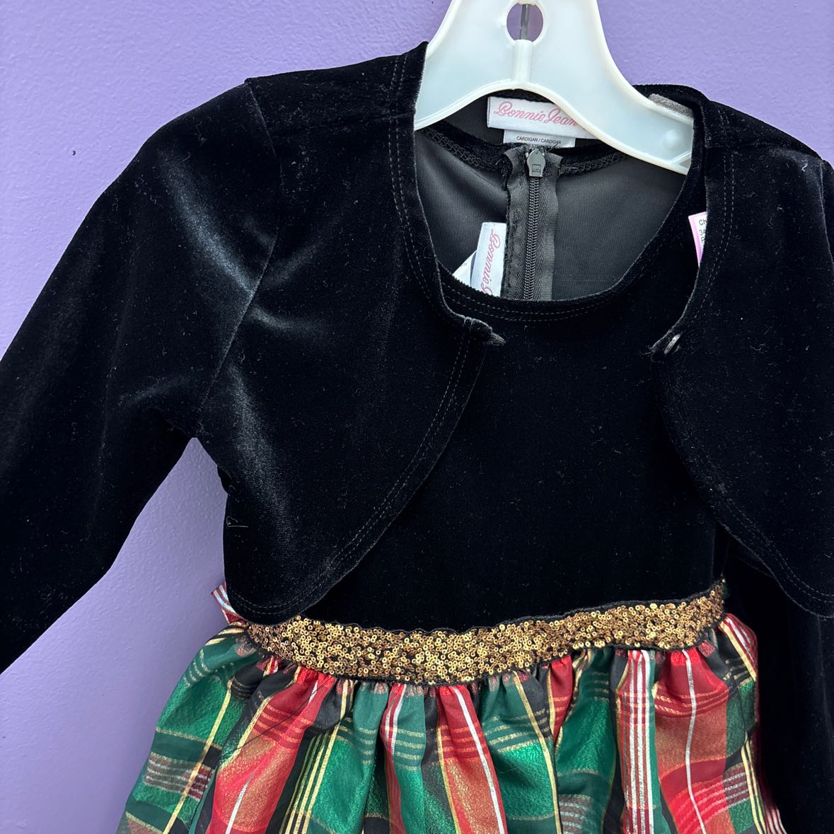 Bonnie Jean (B) Christmas Toddler Size 4 PartyDress