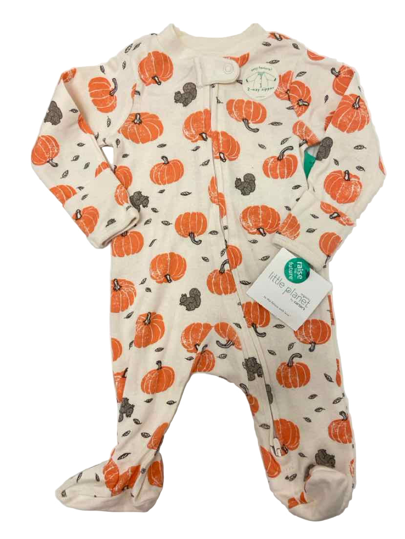 Little Planet (D) Cream Infant Size 3 MO 1PCSleepwear