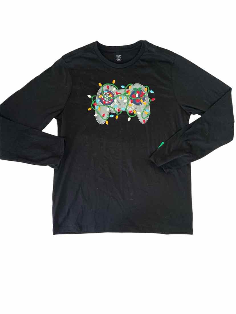 Holiday Time (D) Christmas Youth Size 14-16 LSTop