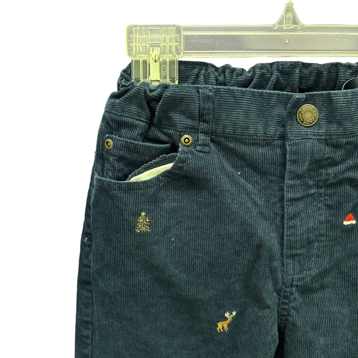 Janie and Jack (A) Navy Youth Size 12 Pant Corduroy