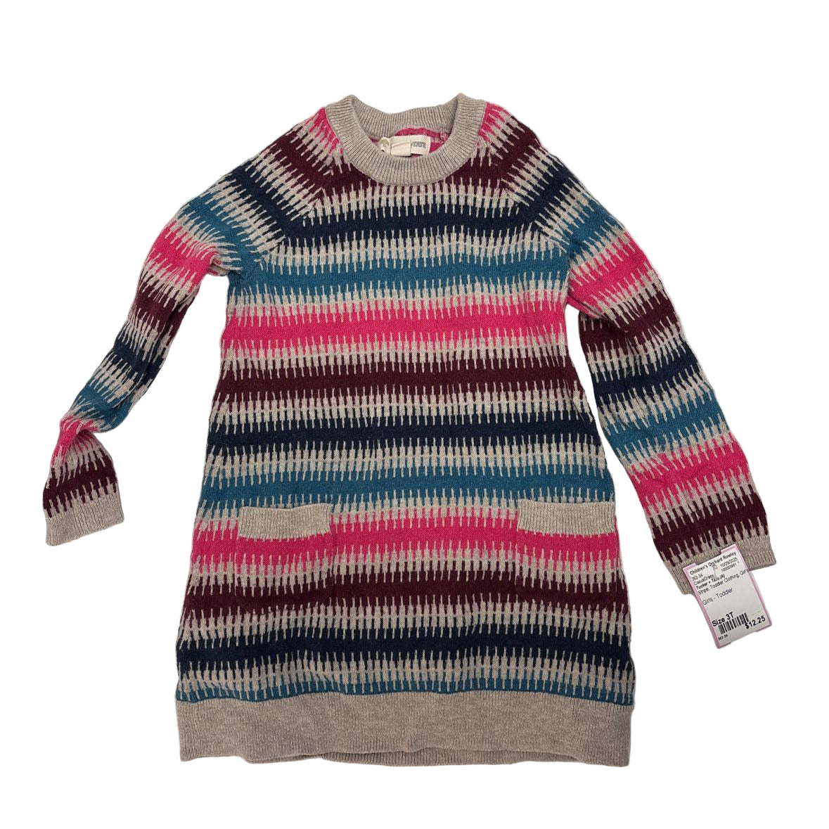 Tucker + Tate (A) Stripe Toddler Size 3T CasualDress