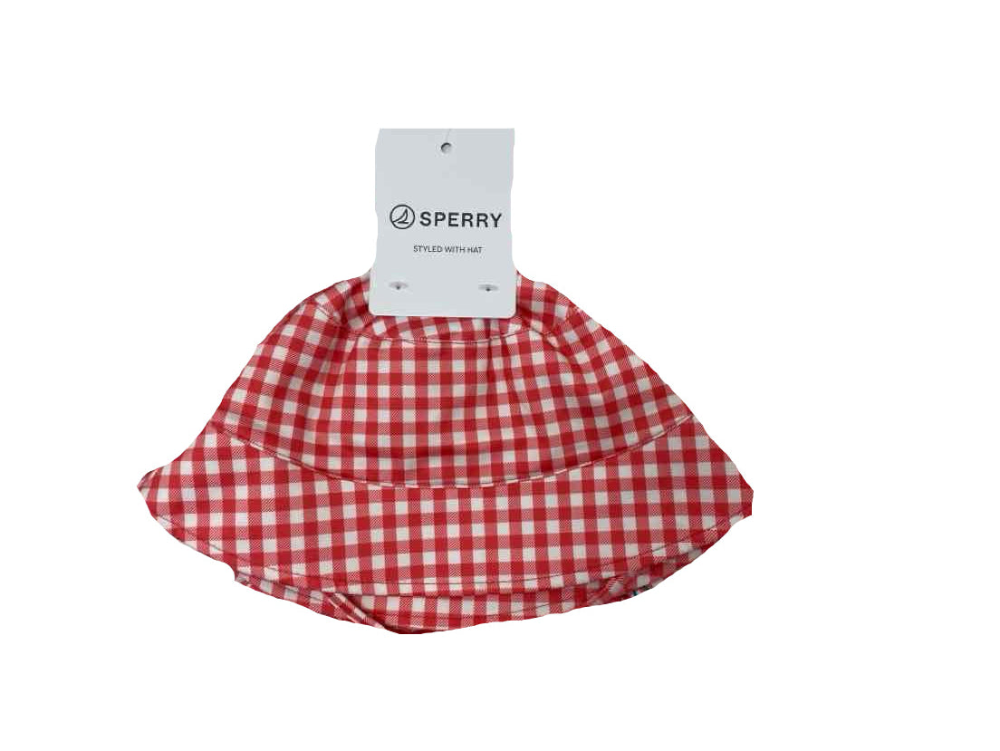 Sperry (A) Red Infant Size 12 MO 2PCSwimwear
