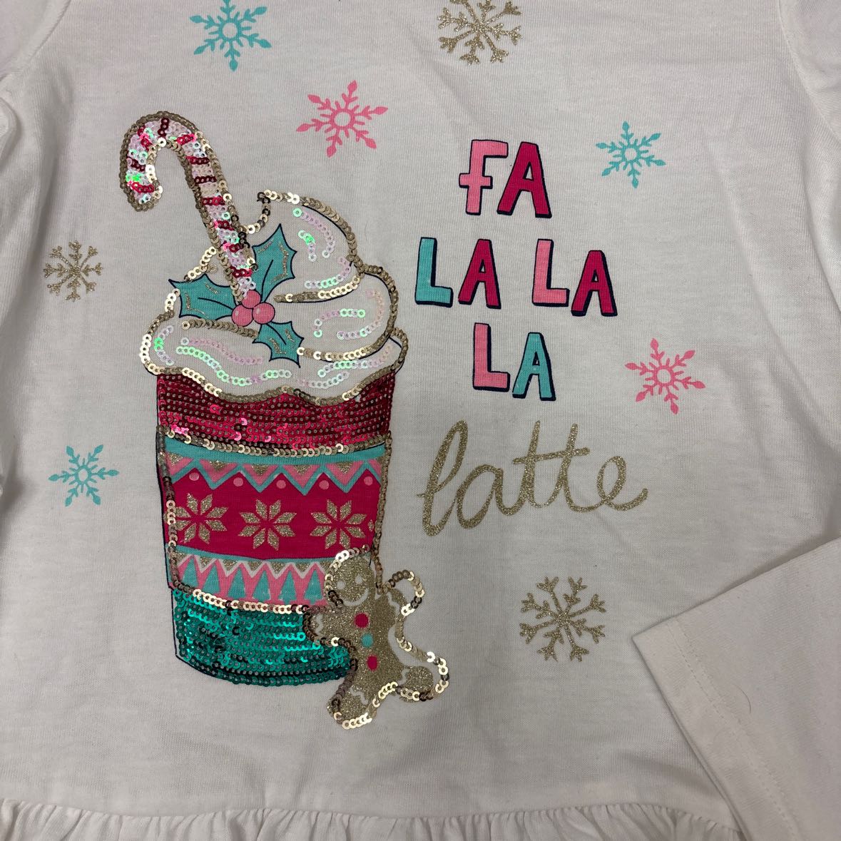 Cynthia Rowley (A) Christmas Youth Size 7-8 LSTop