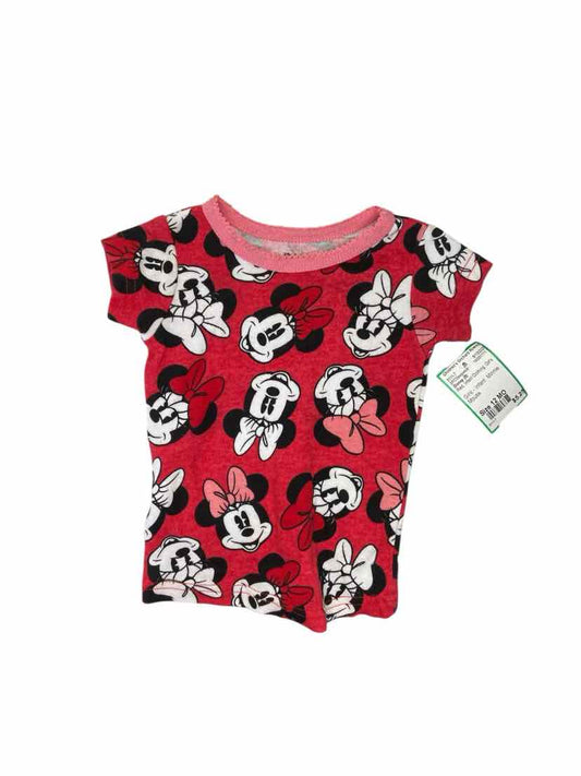 Disney (B) Red Infant Size 12 MO 2PCSleepwear