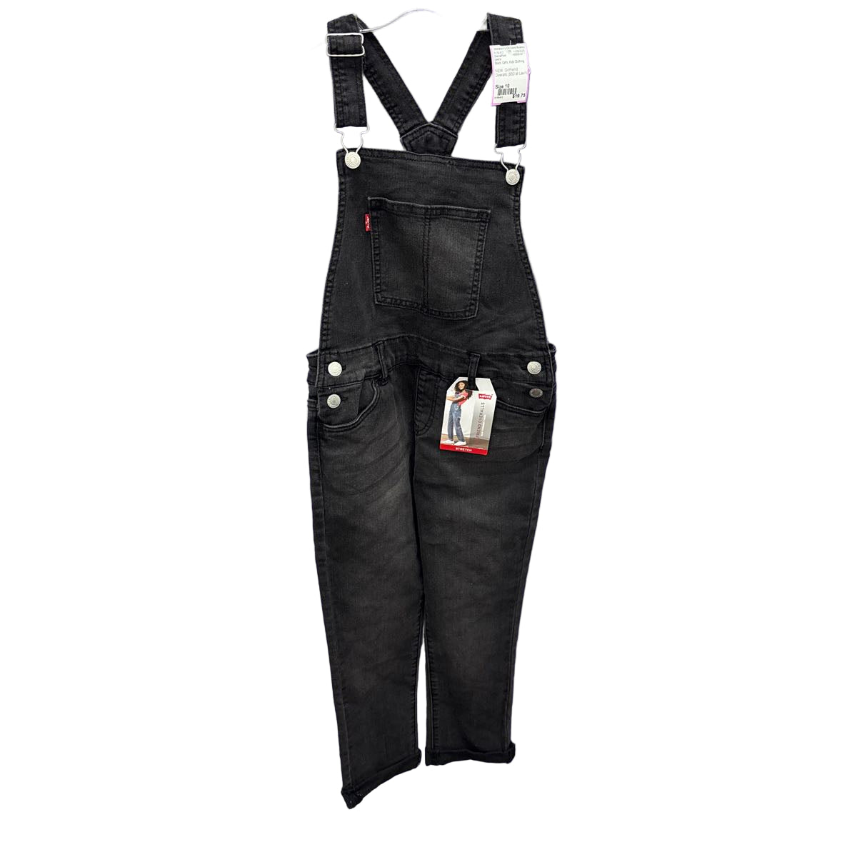 Levi's Black Youth Size 10 OverallPant