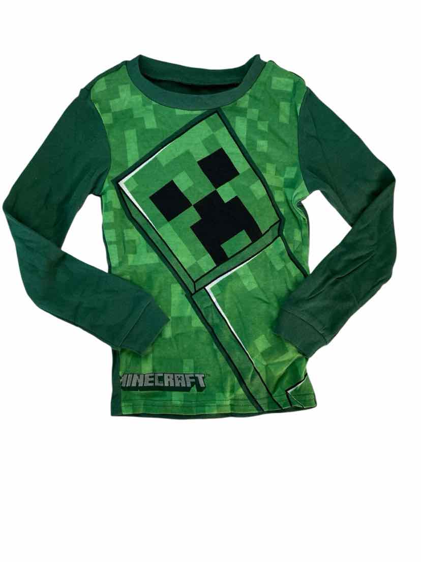 Minecraft Green Youth Size 6 2PCSleepwear