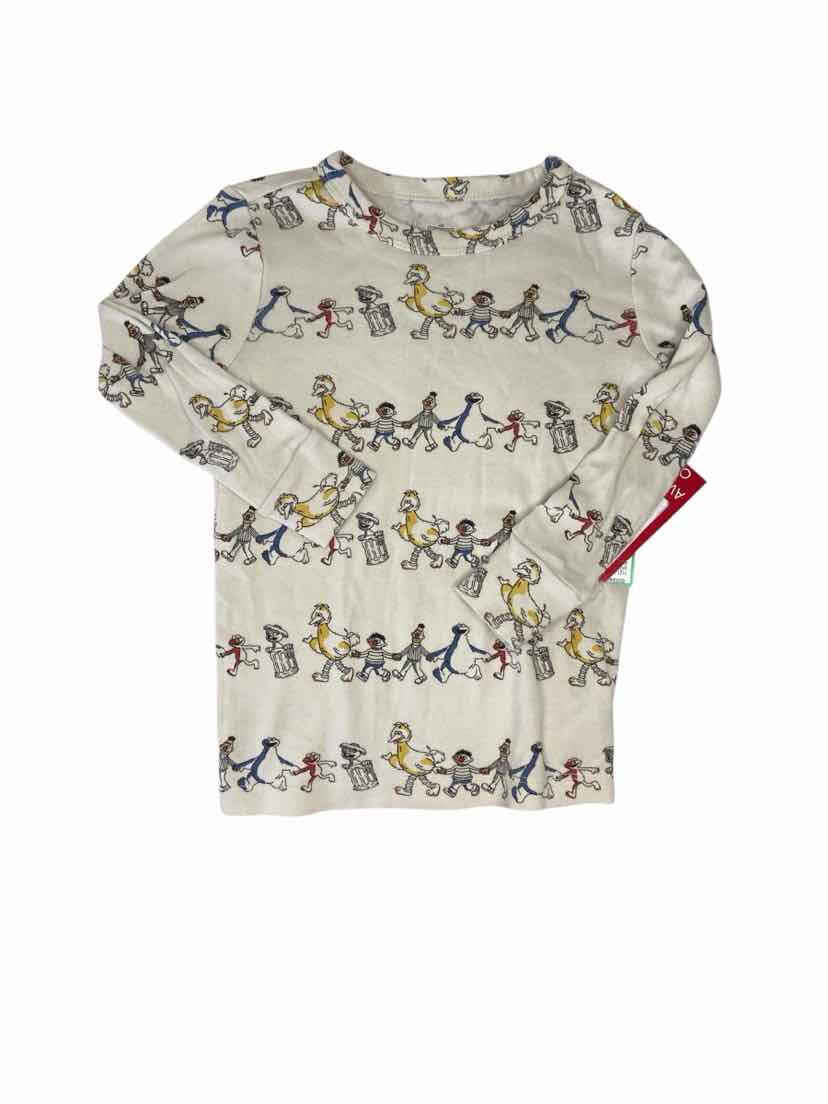 Gap (B) Cream Toddler Size 4 2PCSleepwear