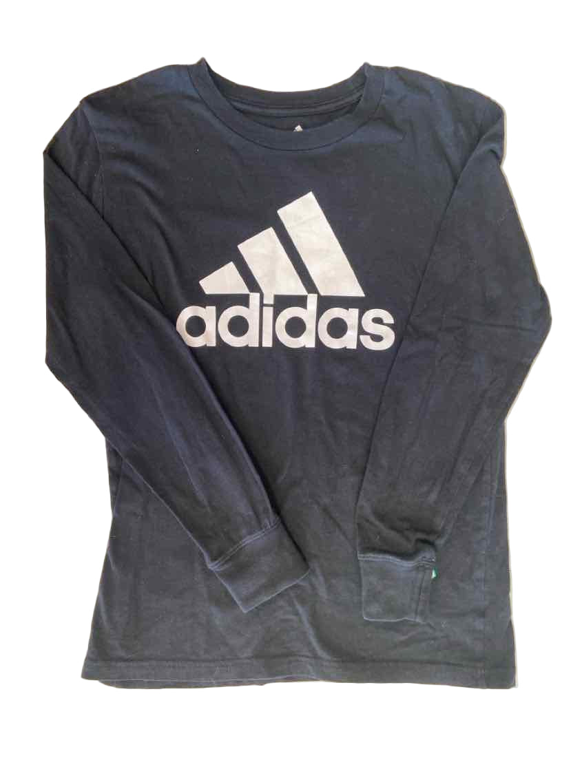Adidas (B) Black Youth Size 10-12 LSTop