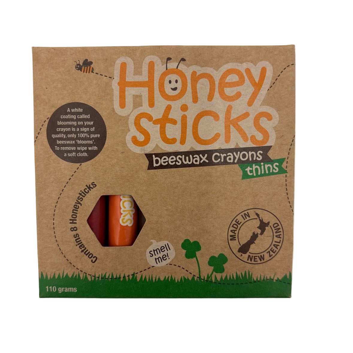 Honey Sticks Beeswax Thin Crayons NEW