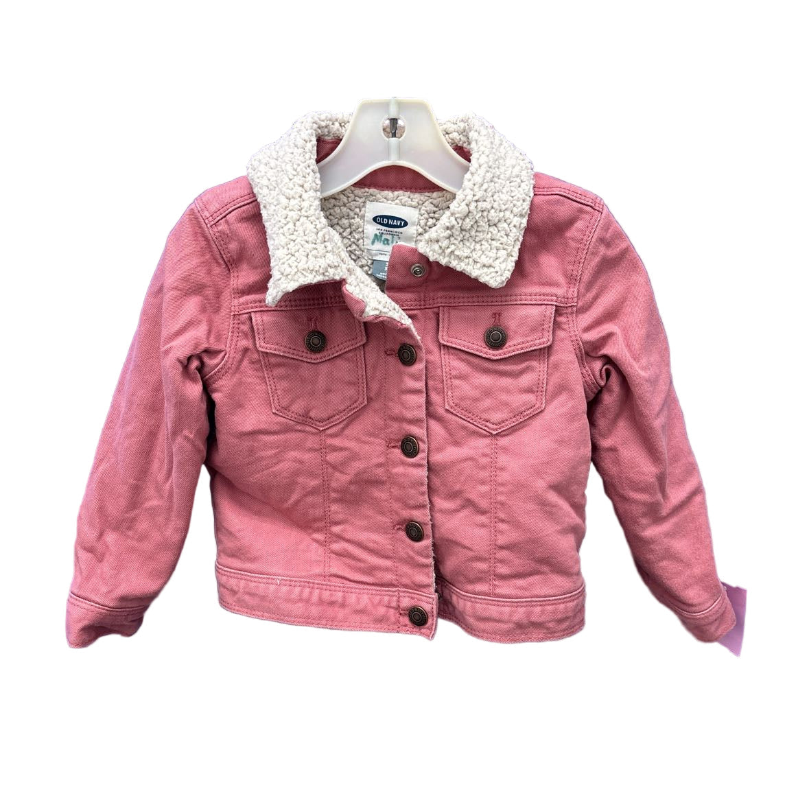 Old Navy (C) Pink Toddler Size 3T Jacket Denim