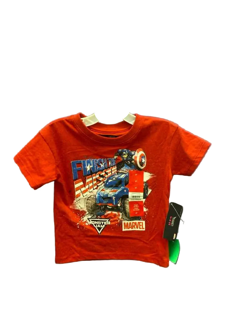 Marvel (D) Red Toddler Size 2T SSTop