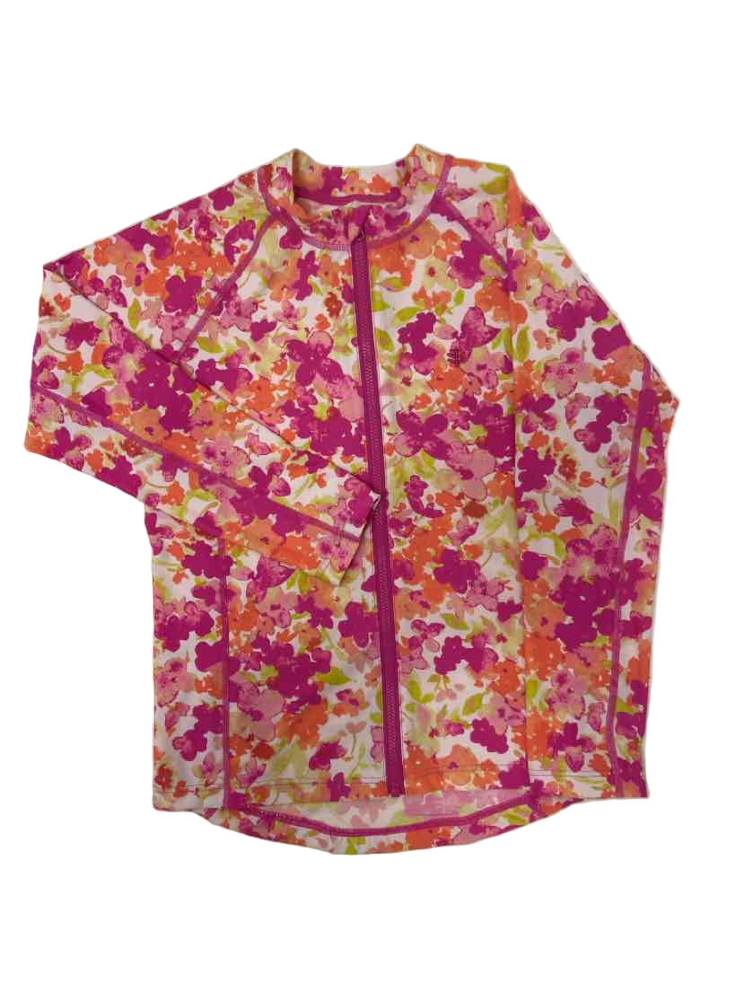 coolibar Floral Youth Size 8 SwimTop