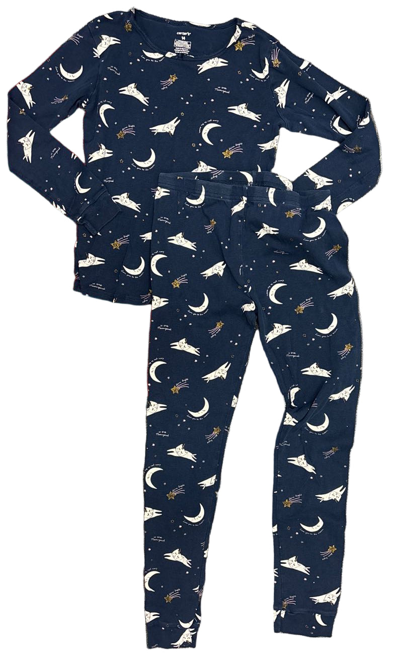 Carters (C) Navy Youth Size 14 2PCSleepwear