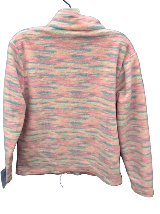 Eddie Bauer (B) Pink Aqua Toddler Size 5-6 Jacket Fleece