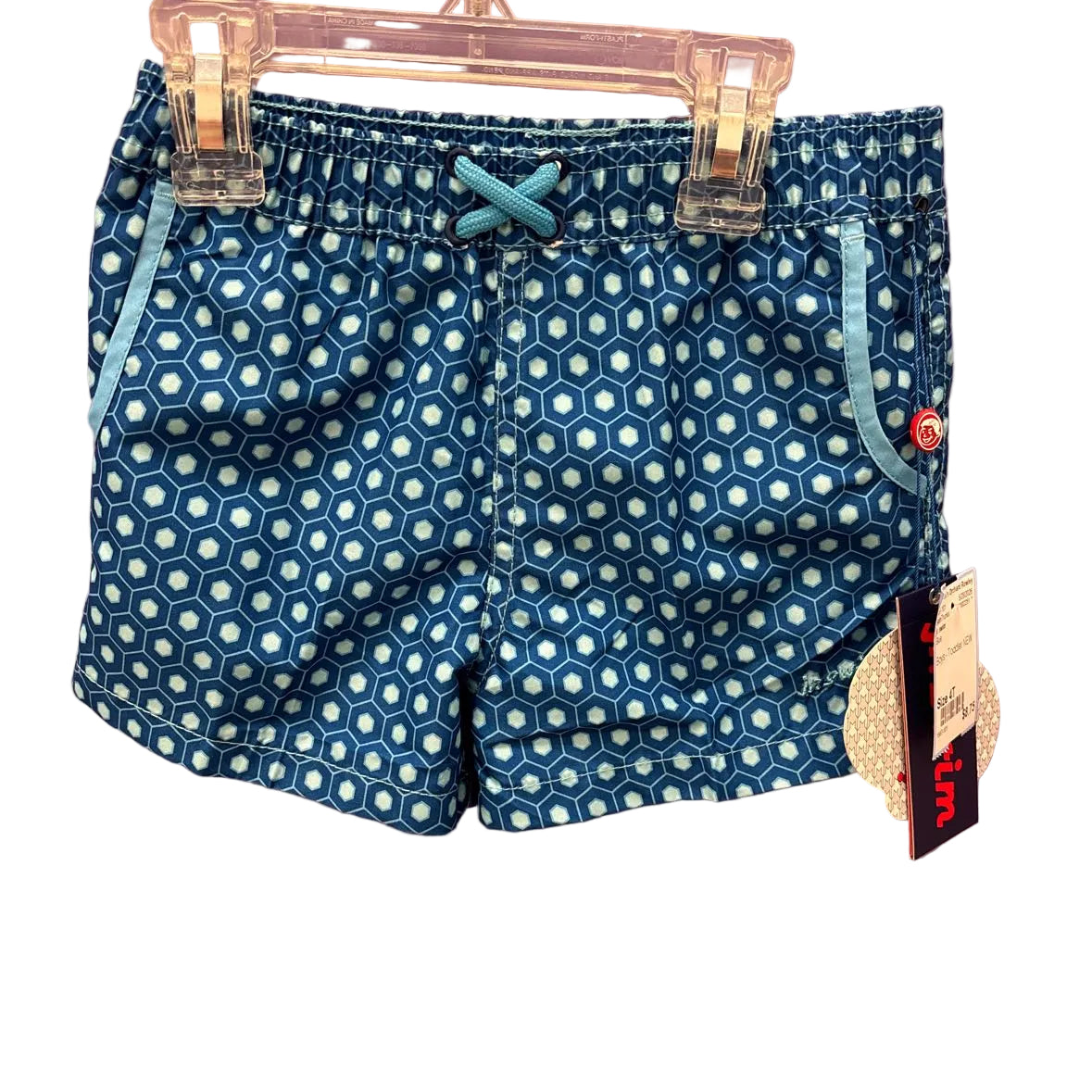 jr. swim Blue Toddler Size 4T Swim Trunks