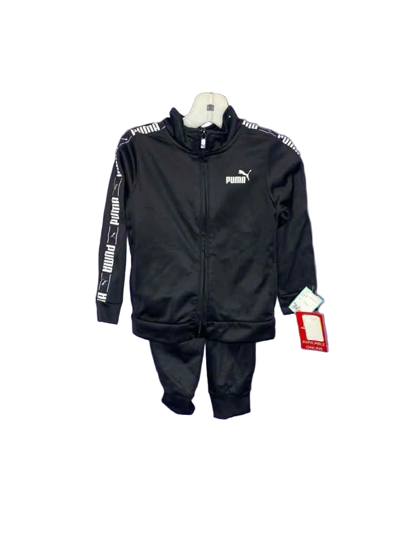 Puma (B) Black Toddler Size 3T 2PCAthleticPantSuit