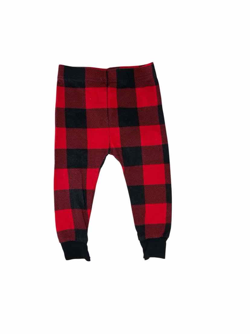 Old Navy (C) Red Black Infant Size 18-24 MO 2PCSleepwear