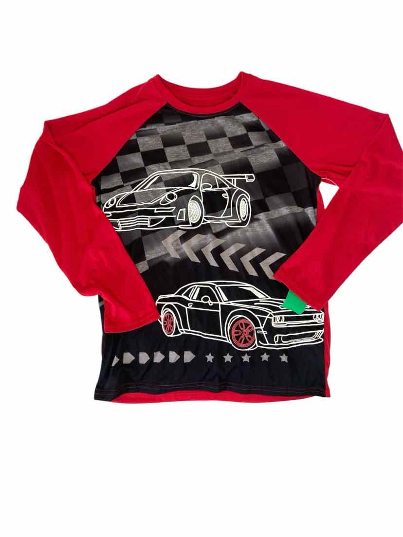 Wonder Nation (E) Red Black Youth Size 14-16 2PCSleepwear