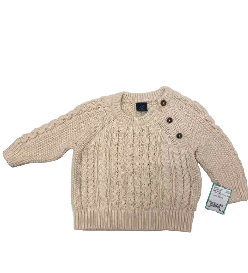 Baby Gap (B) Cream Infant Size 6-12 MO SweaterHeavy