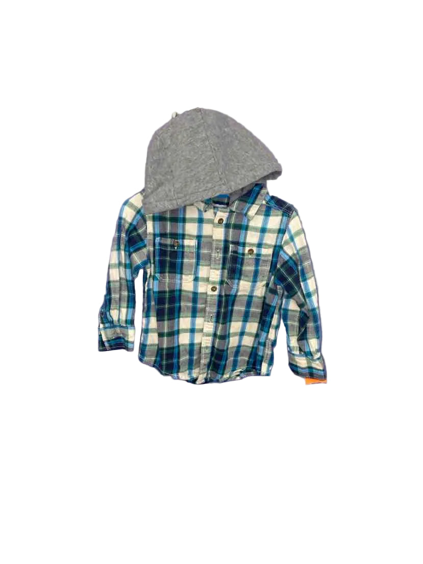 Carters (C) Plaid Toddler Size 2T ButtondownLS