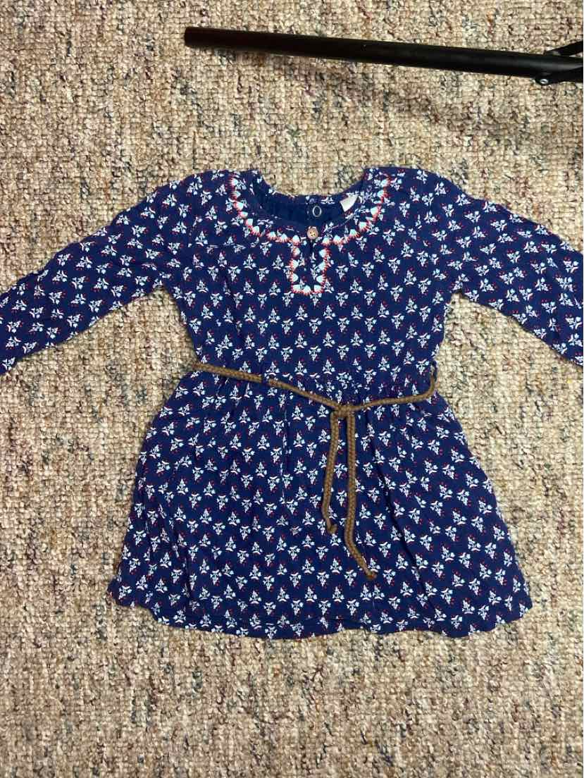 Carters (C) Navy Infant Size 18 MO CasualDress