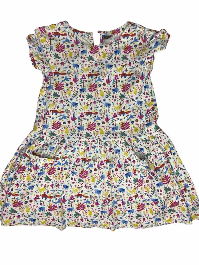 Tea Collection (A) White Youth Size 7 CasualDress