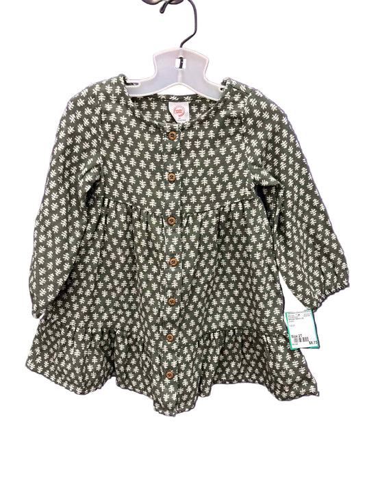 Wonder Nation (E) Green Toddler Size 2T CasualDress