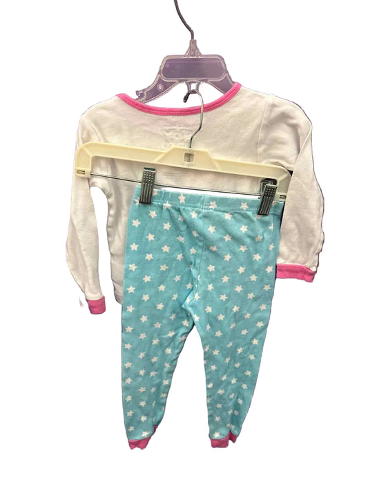 Disney (B) White Blue Toddler Size 4T 2PCSleepwear