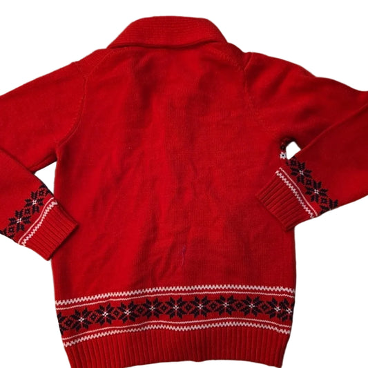 Janie and Jack (A) Red Youth Size 8 SweaterHeavy