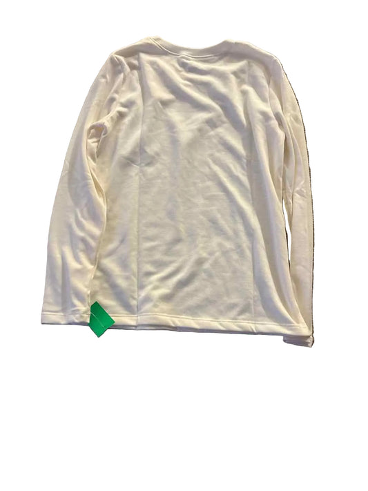 Lands End Cream Youth Size 16 LSTop