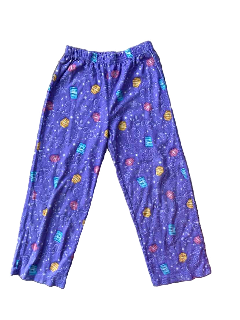 Disney (B) Purple Youth Size 7-8 2PCSleepwear