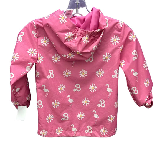 Barbie (D) Pink Toddler Size 5 Rain Coat