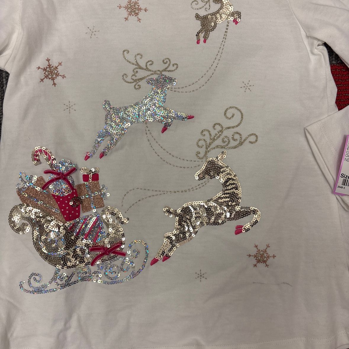 Cynthia Rowley (A) Christmas Youth Size 7-8 LSTop