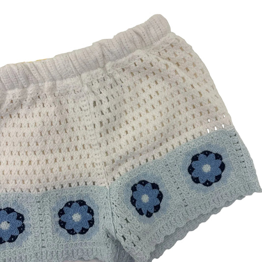 haute hippie White Blue Toddler Size 4T 2PC Casual