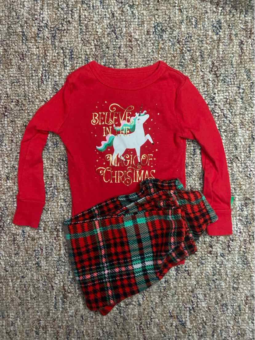 Cat and Jack (D) Christmas Toddler Size 2T 2PCSleepwear
