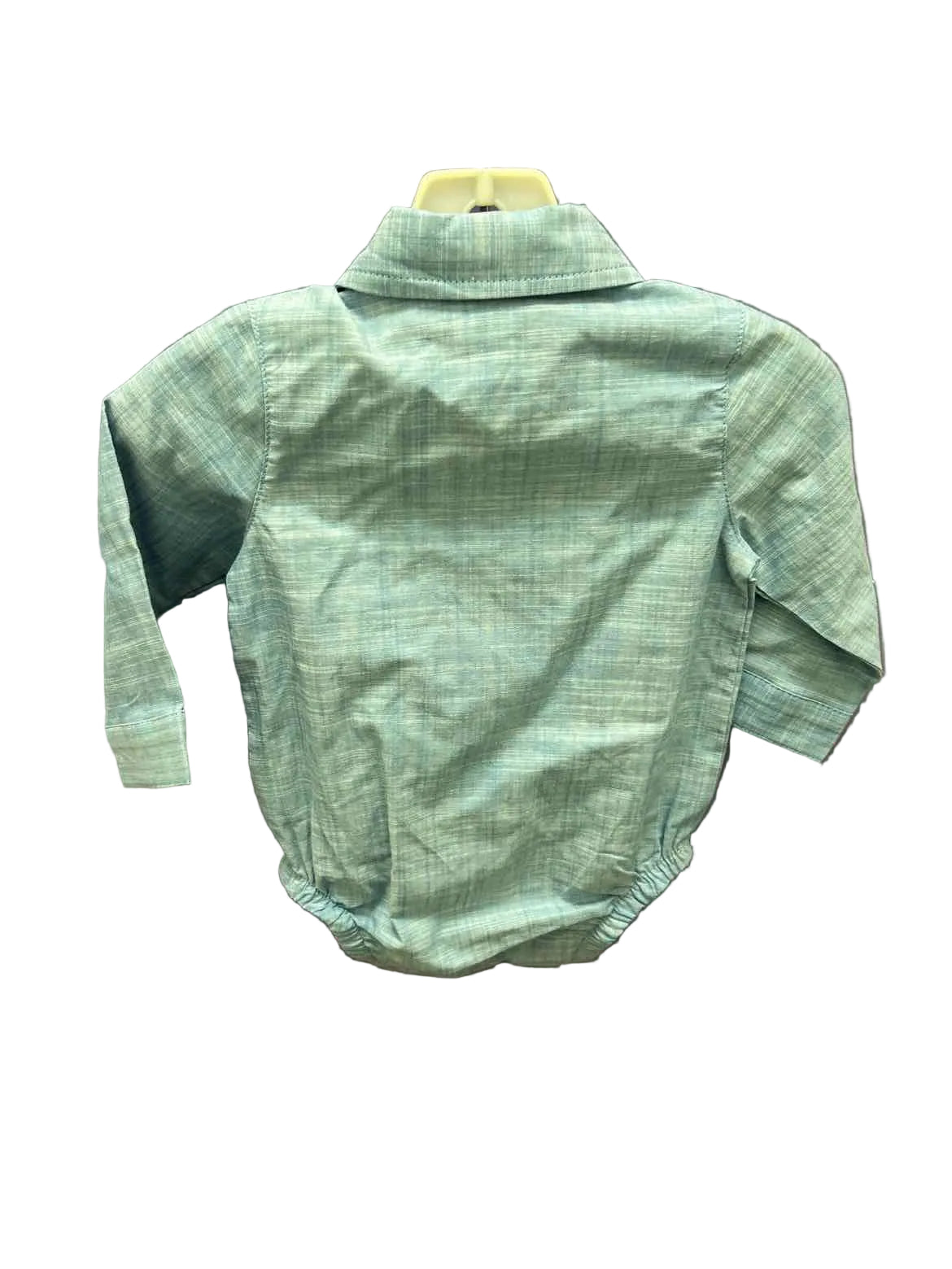 Cat and Jack (D) Blue Infant Size 3-6 MO ButtondownLS