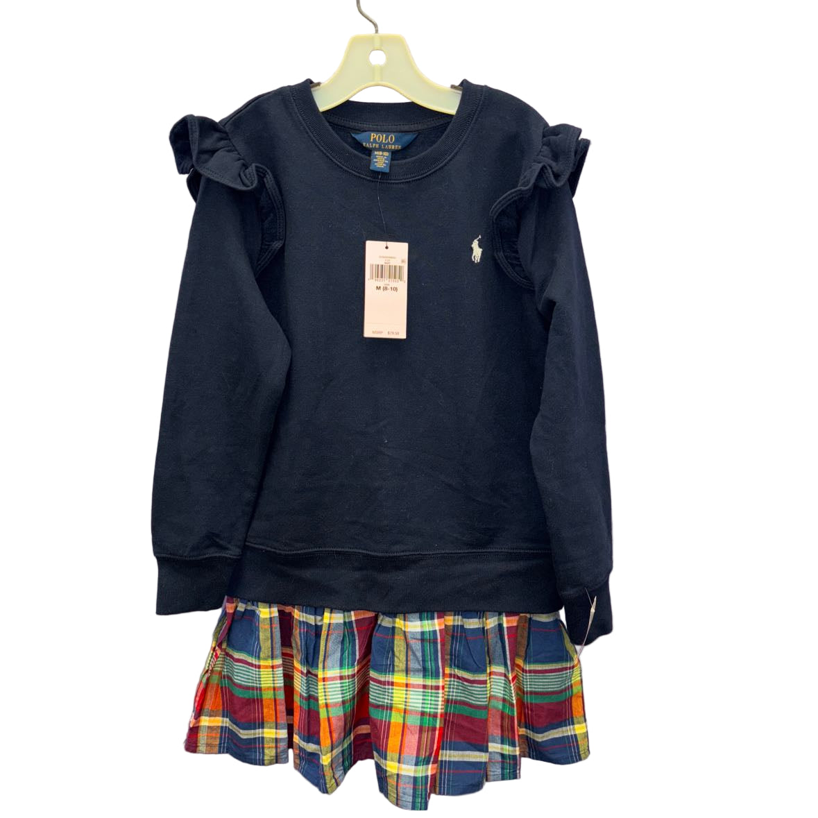 Ralph Lauren (A) Navy Youth Size 8 Casual Dress
