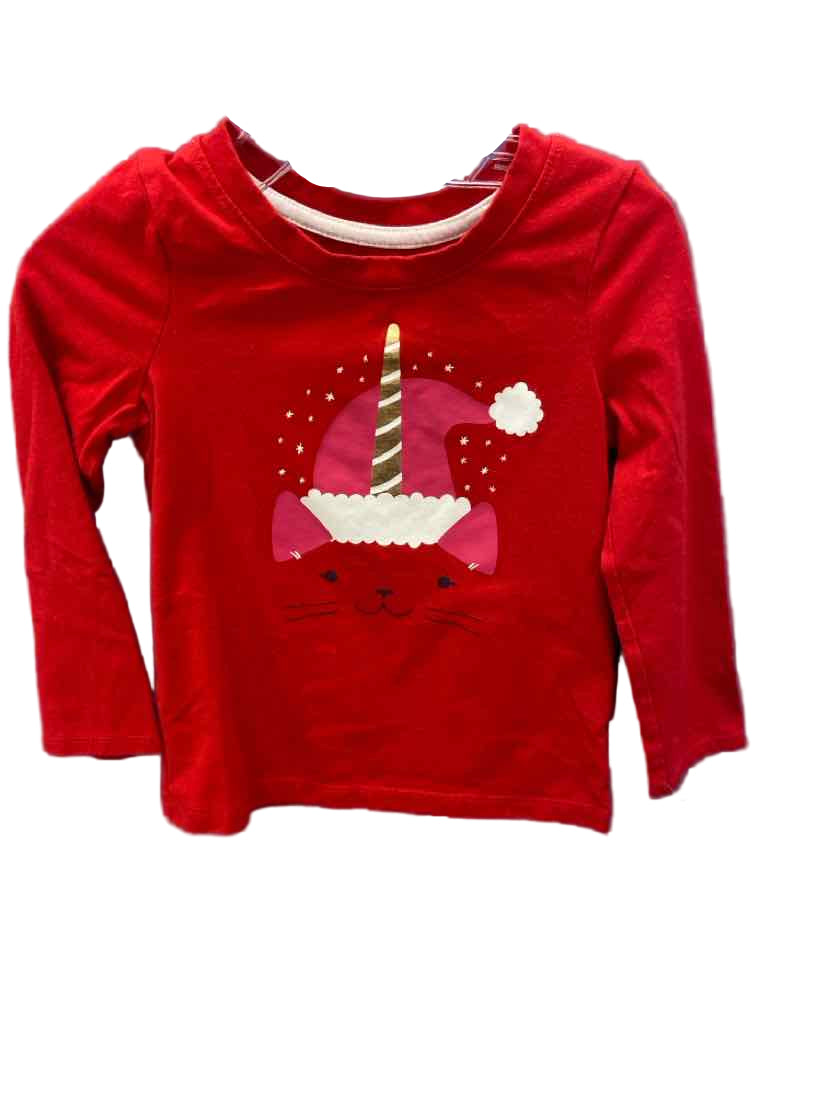 Cat and Jack (D) Christmas Toddler Size 3T LSTop