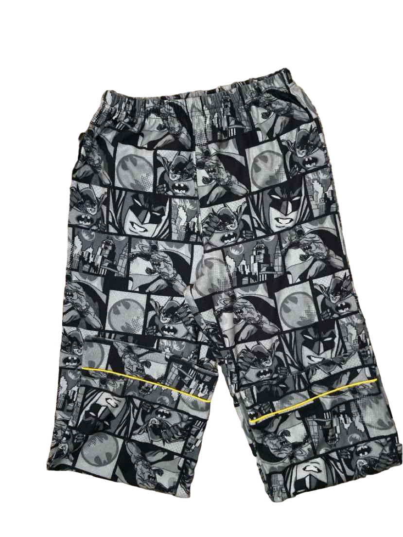 Batman Black Gray Youth Size 10-12 2PCSleepwear