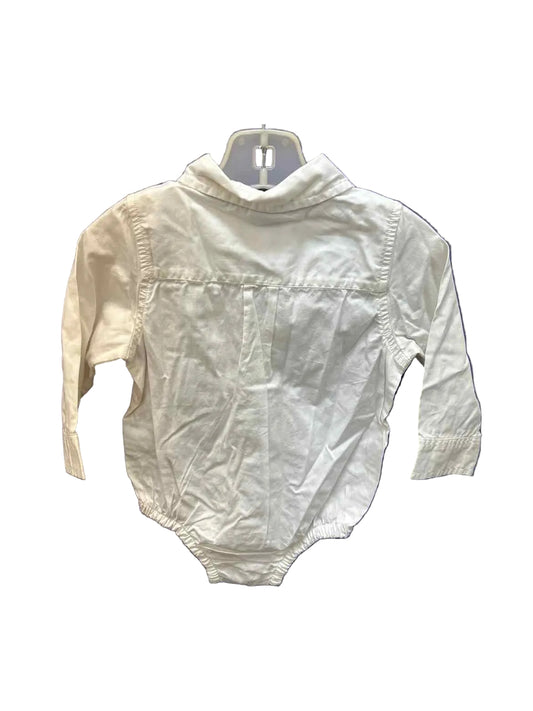 Gap (B) White Infant Size 12-18 MO ButtondownLS