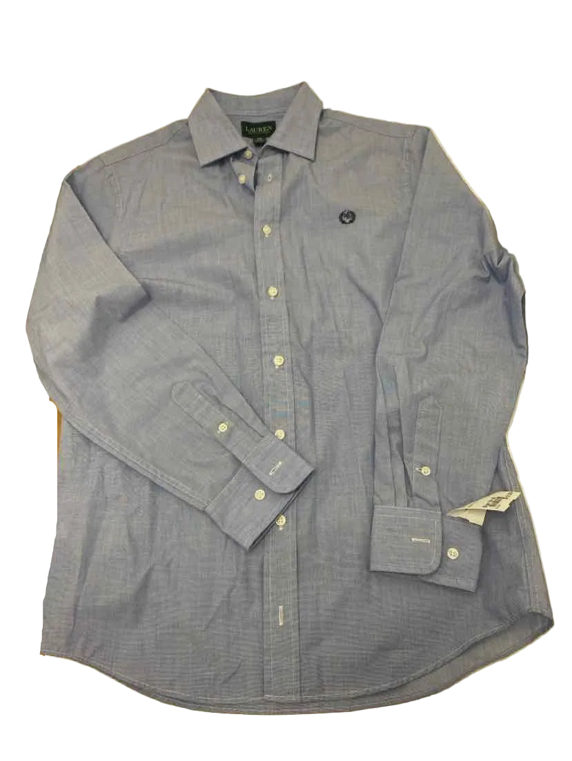 Ralph Lauren (A) Light Blue Youth Size 16-18 ButtondownLS