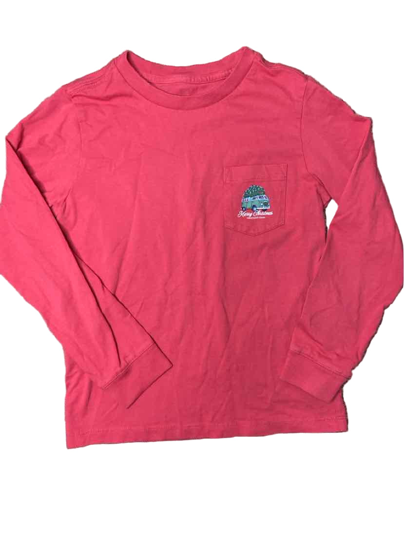 Vineyard Vines (A) Christmas Youth Size 6 LSTop