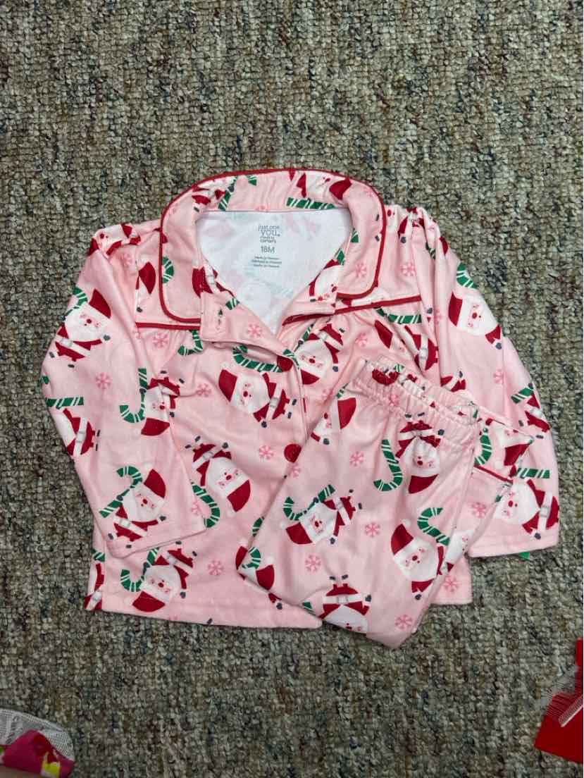 Just One You (D) Christmas Infant Size 18 MO 2PCSleepwear